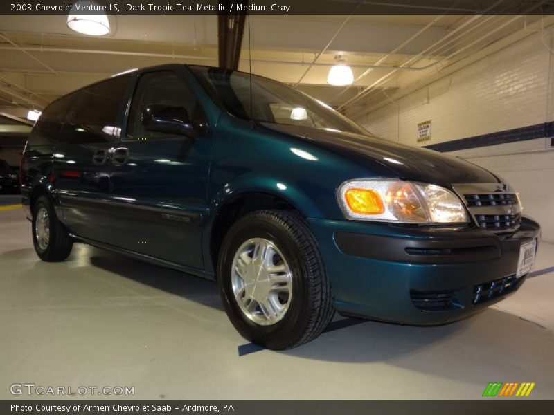 Dark Tropic Teal Metallic / Medium Gray 2003 Chevrolet Venture LS
