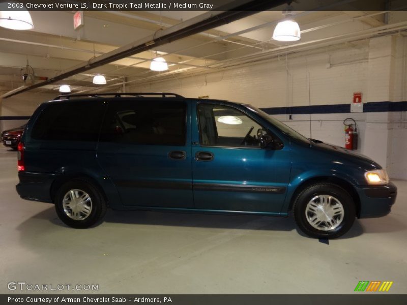 Dark Tropic Teal Metallic / Medium Gray 2003 Chevrolet Venture LS