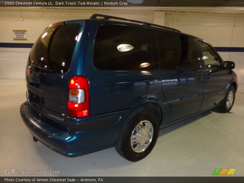 Dark Tropic Teal Metallic / Medium Gray 2003 Chevrolet Venture LS