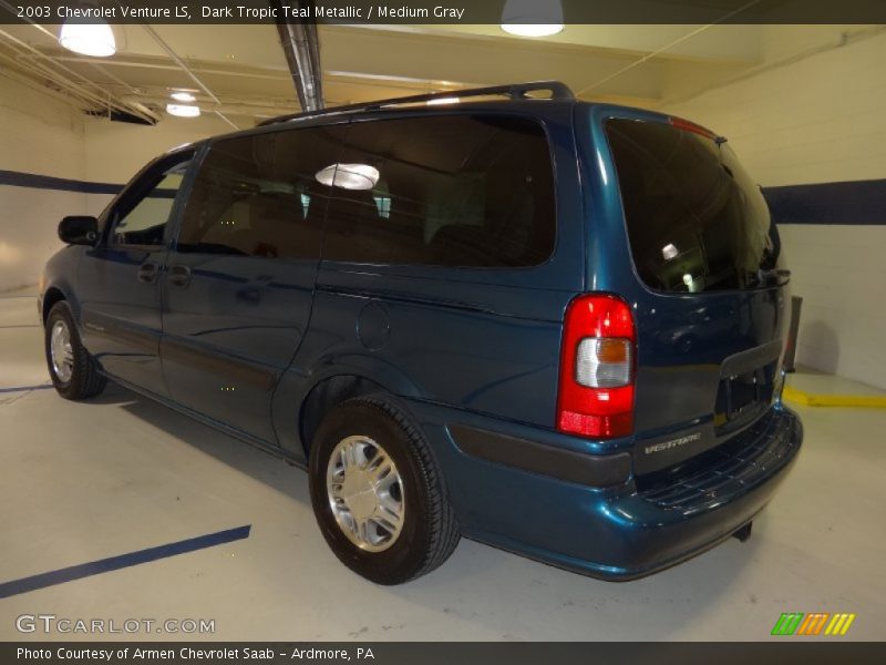 Dark Tropic Teal Metallic / Medium Gray 2003 Chevrolet Venture LS