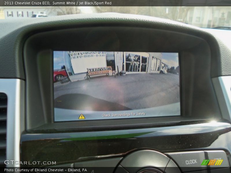 Summit White / Jet Black/Sport Red 2013 Chevrolet Cruze ECO