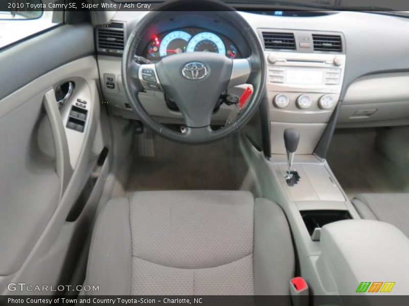 Super White / Ash Gray 2010 Toyota Camry SE