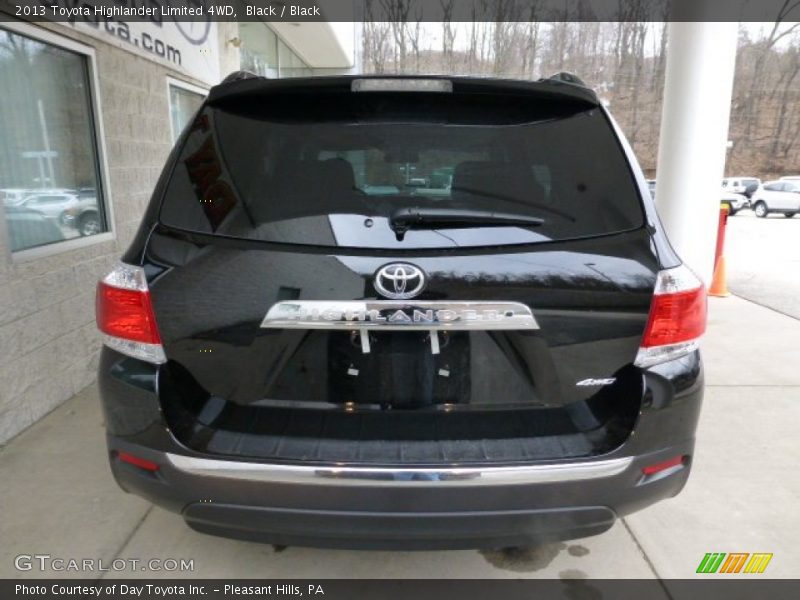 Black / Black 2013 Toyota Highlander Limited 4WD