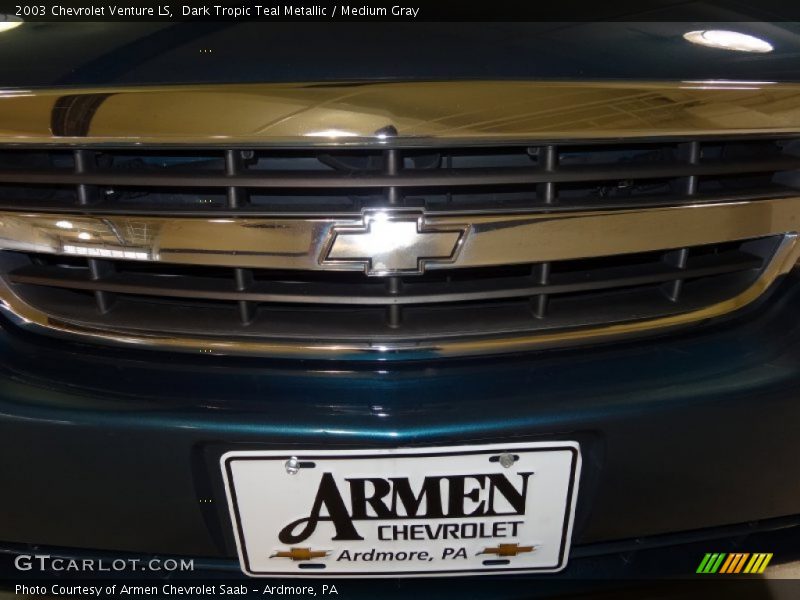 Dark Tropic Teal Metallic / Medium Gray 2003 Chevrolet Venture LS
