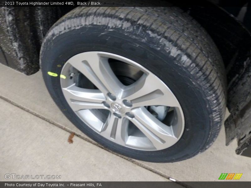 Black / Black 2013 Toyota Highlander Limited 4WD