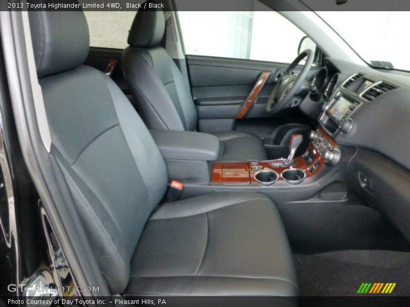 Black / Black 2013 Toyota Highlander Limited 4WD
