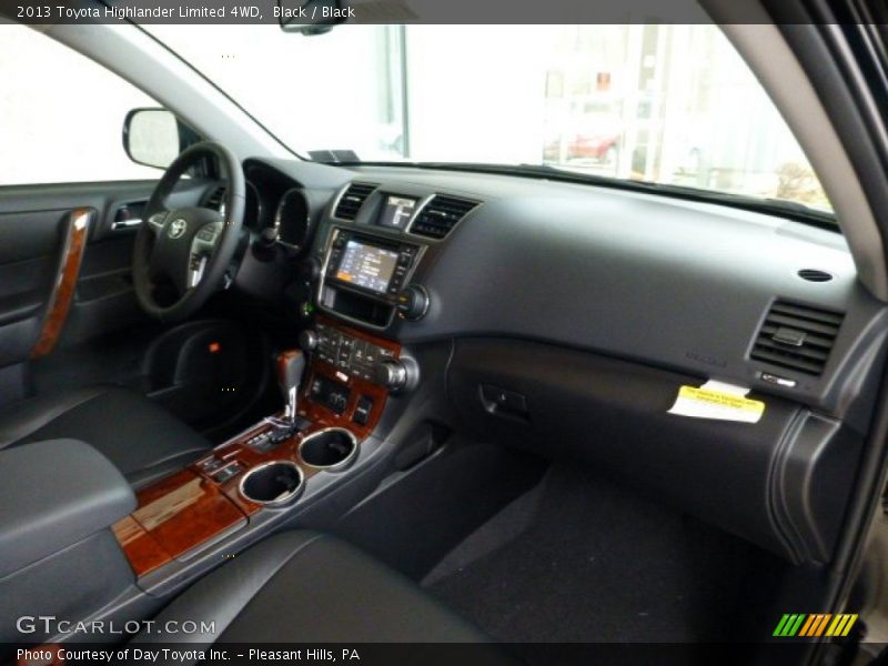 Black / Black 2013 Toyota Highlander Limited 4WD