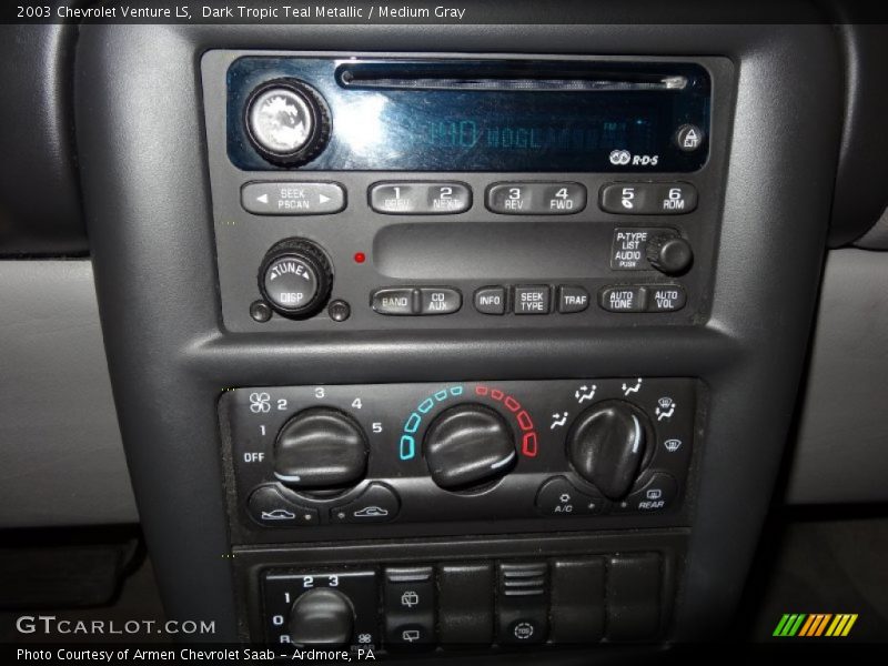 Dark Tropic Teal Metallic / Medium Gray 2003 Chevrolet Venture LS