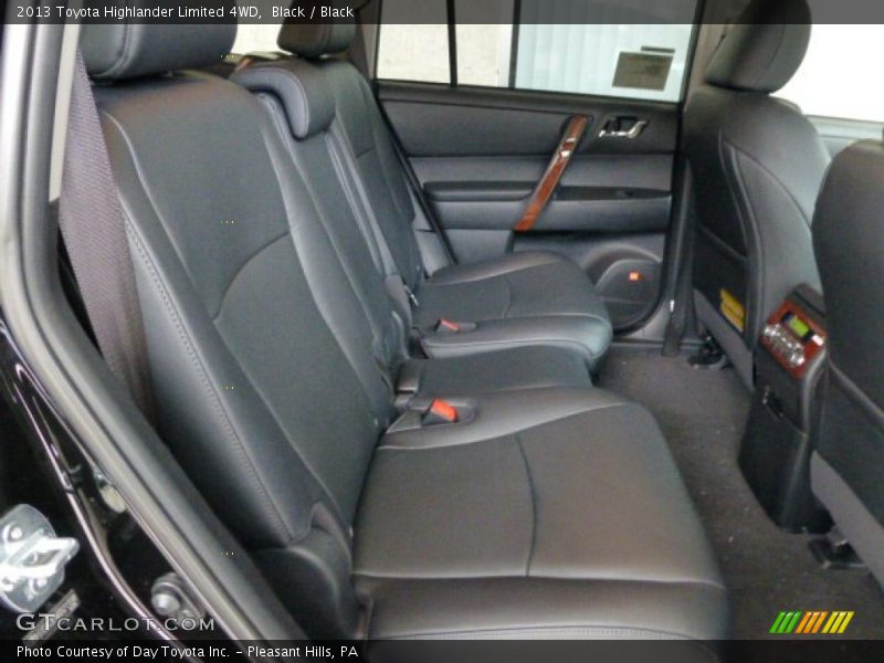 Black / Black 2013 Toyota Highlander Limited 4WD