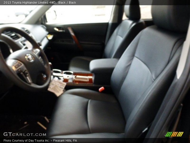 Black / Black 2013 Toyota Highlander Limited 4WD