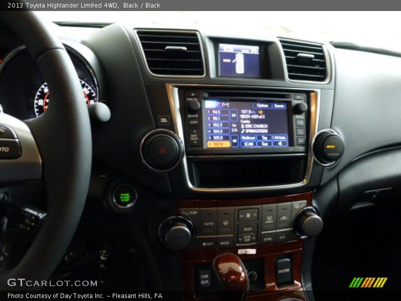 Black / Black 2013 Toyota Highlander Limited 4WD