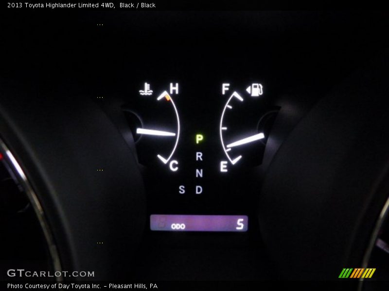 Black / Black 2013 Toyota Highlander Limited 4WD