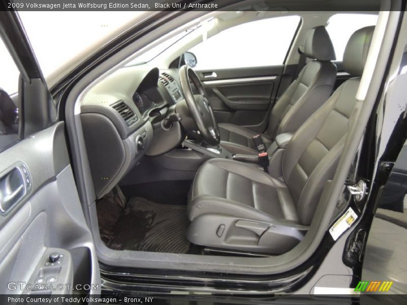  2009 Jetta Wolfsburg Edition Sedan Anthracite Interior