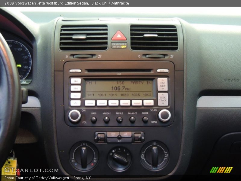 Controls of 2009 Jetta Wolfsburg Edition Sedan