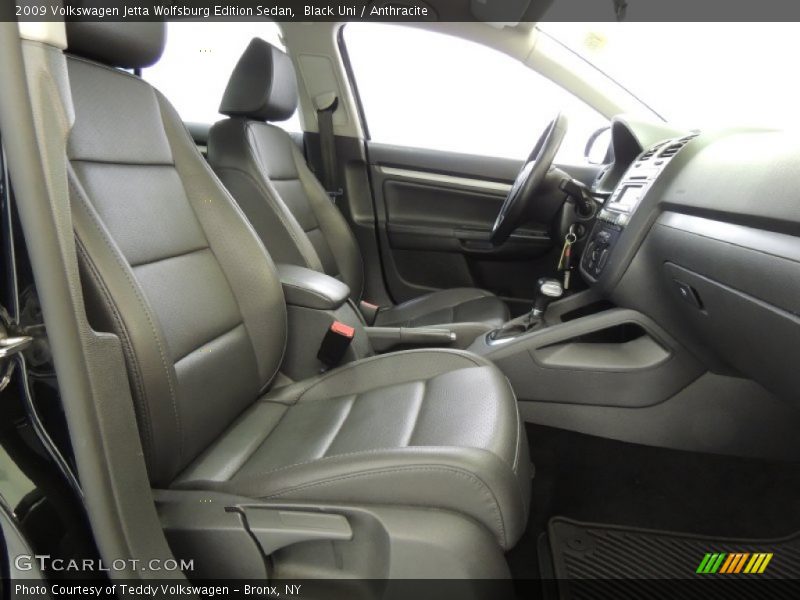 Front Seat of 2009 Jetta Wolfsburg Edition Sedan
