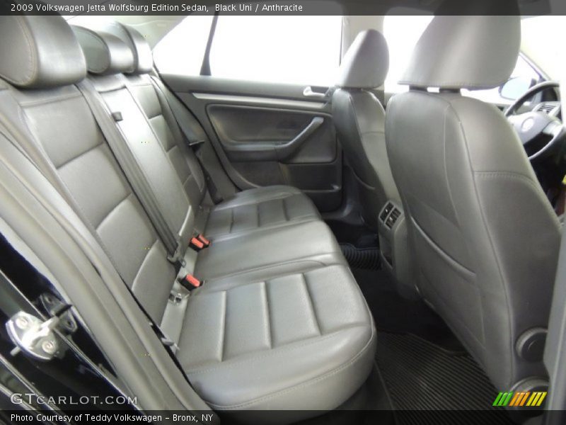 Rear Seat of 2009 Jetta Wolfsburg Edition Sedan
