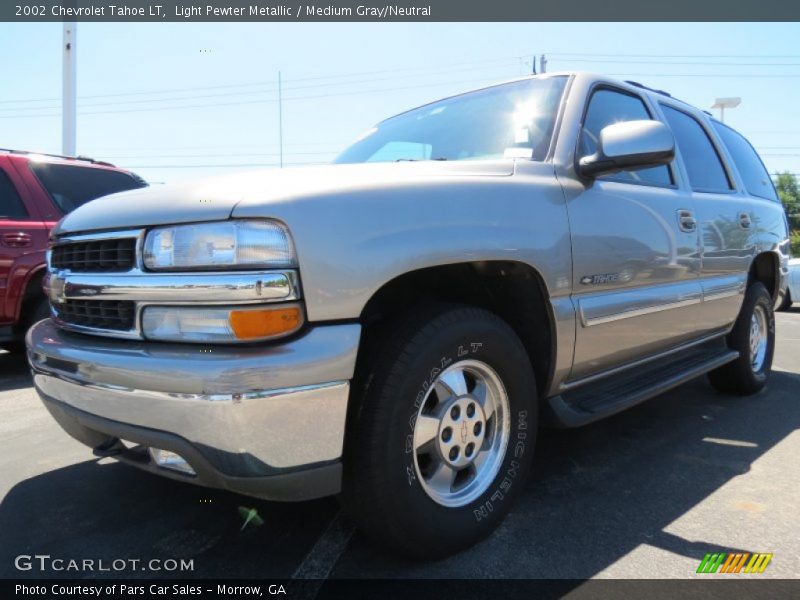 Light Pewter Metallic / Medium Gray/Neutral 2002 Chevrolet Tahoe LT
