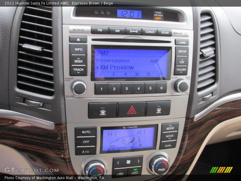 Espresso Brown / Beige 2011 Hyundai Santa Fe Limited AWD
