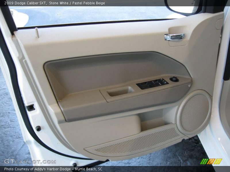 Stone White / Pastel Pebble Beige 2009 Dodge Caliber SXT