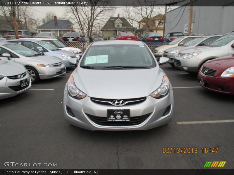 Radiant Silver / Gray 2011 Hyundai Elantra GLS
