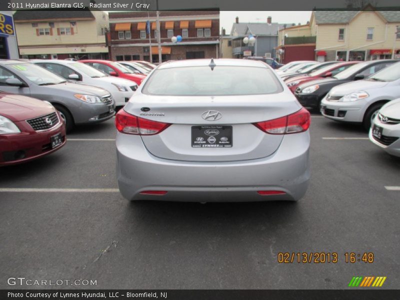 Radiant Silver / Gray 2011 Hyundai Elantra GLS