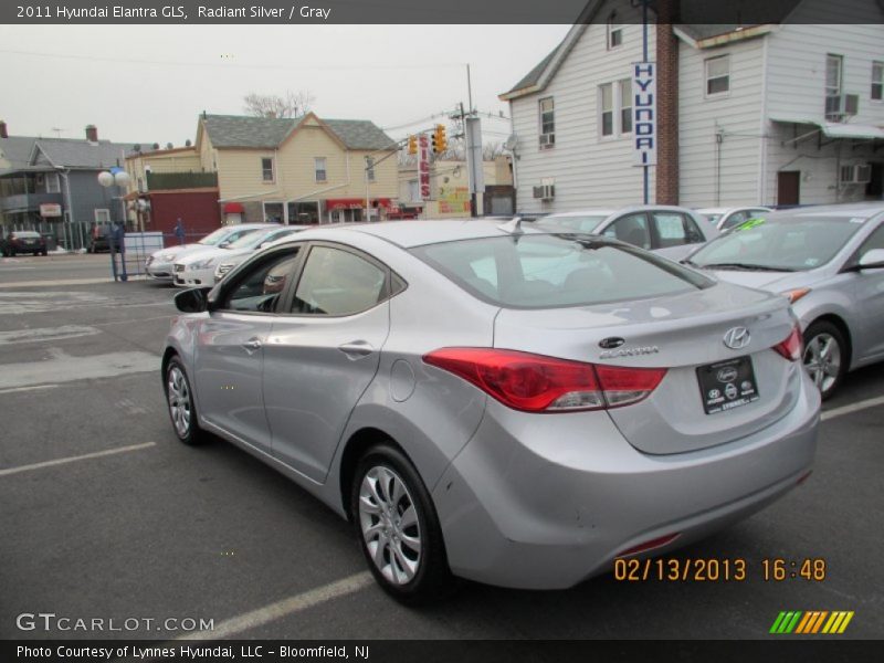 Radiant Silver / Gray 2011 Hyundai Elantra GLS