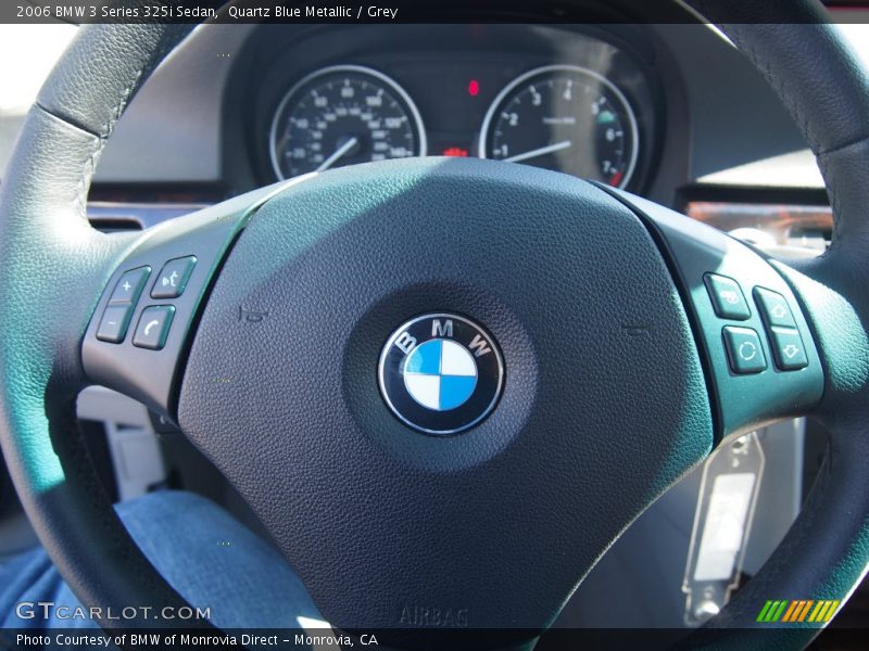 Quartz Blue Metallic / Grey 2006 BMW 3 Series 325i Sedan