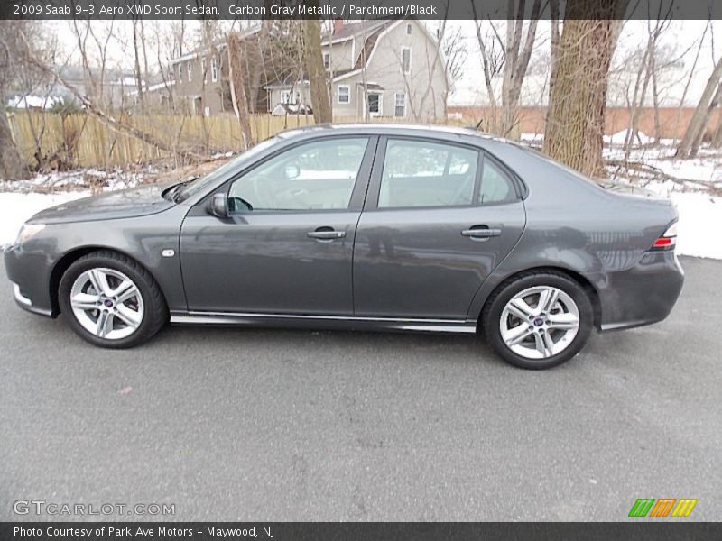  2009 9-3 Aero XWD Sport Sedan Carbon Gray Metallic