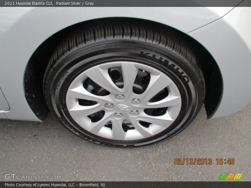 Radiant Silver / Gray 2011 Hyundai Elantra GLS