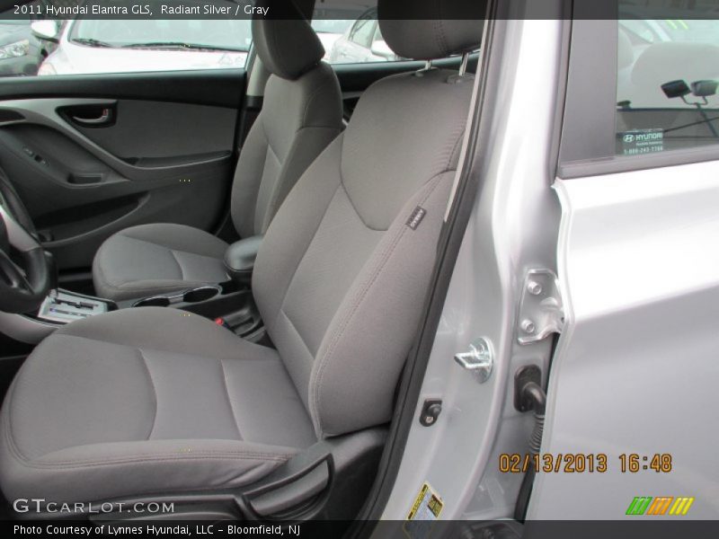 Radiant Silver / Gray 2011 Hyundai Elantra GLS