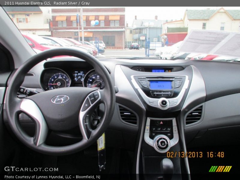 Radiant Silver / Gray 2011 Hyundai Elantra GLS