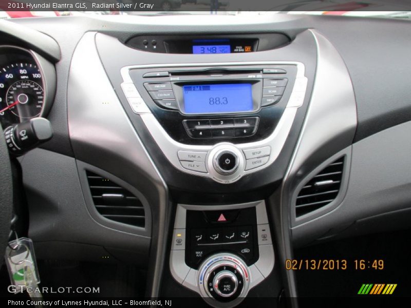 Radiant Silver / Gray 2011 Hyundai Elantra GLS