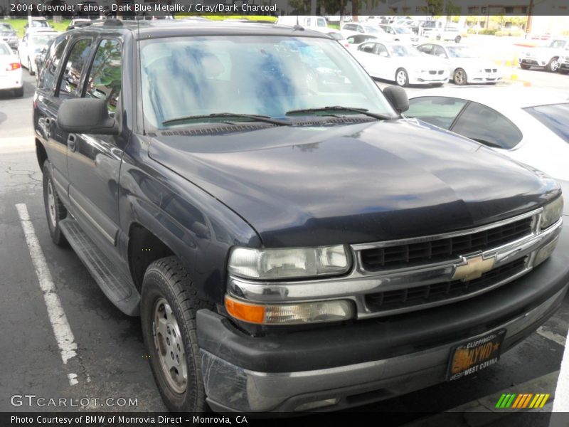 Dark Blue Metallic / Gray/Dark Charcoal 2004 Chevrolet Tahoe