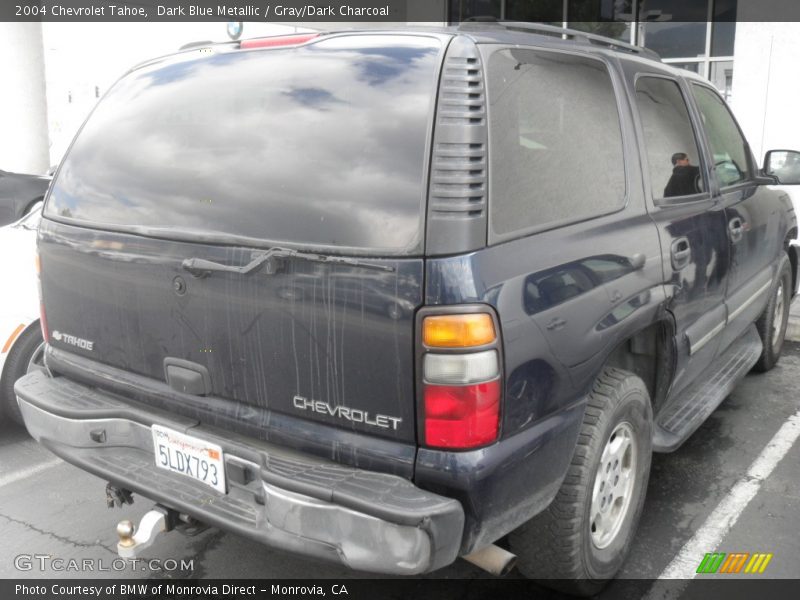 Dark Blue Metallic / Gray/Dark Charcoal 2004 Chevrolet Tahoe