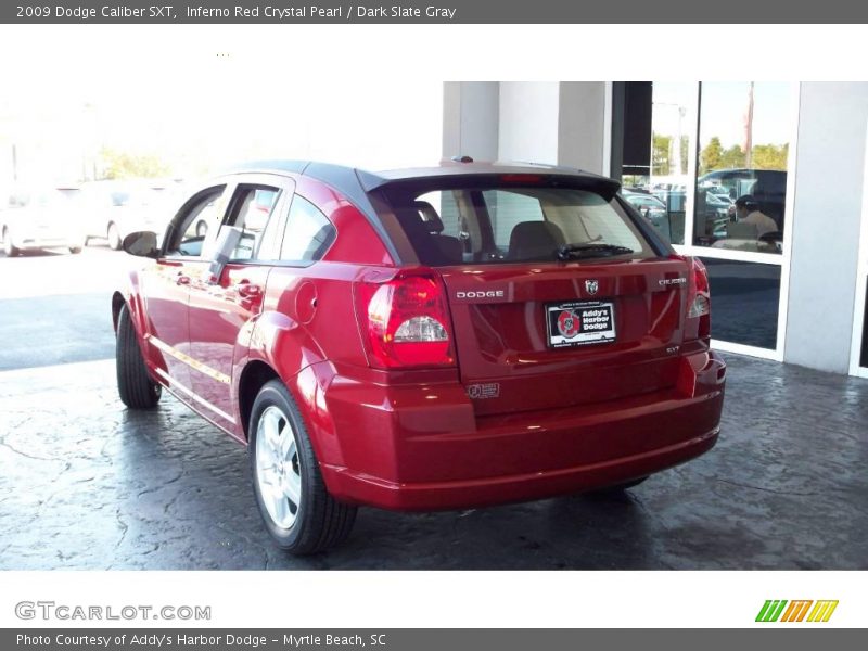 Inferno Red Crystal Pearl / Dark Slate Gray 2009 Dodge Caliber SXT