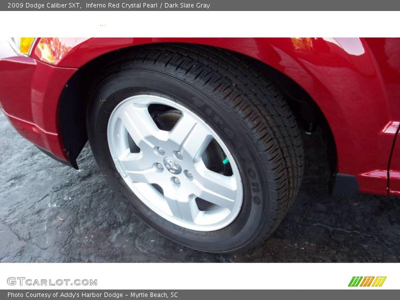 Inferno Red Crystal Pearl / Dark Slate Gray 2009 Dodge Caliber SXT