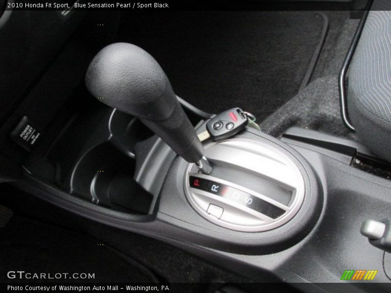 Blue Sensation Pearl / Sport Black 2010 Honda Fit Sport