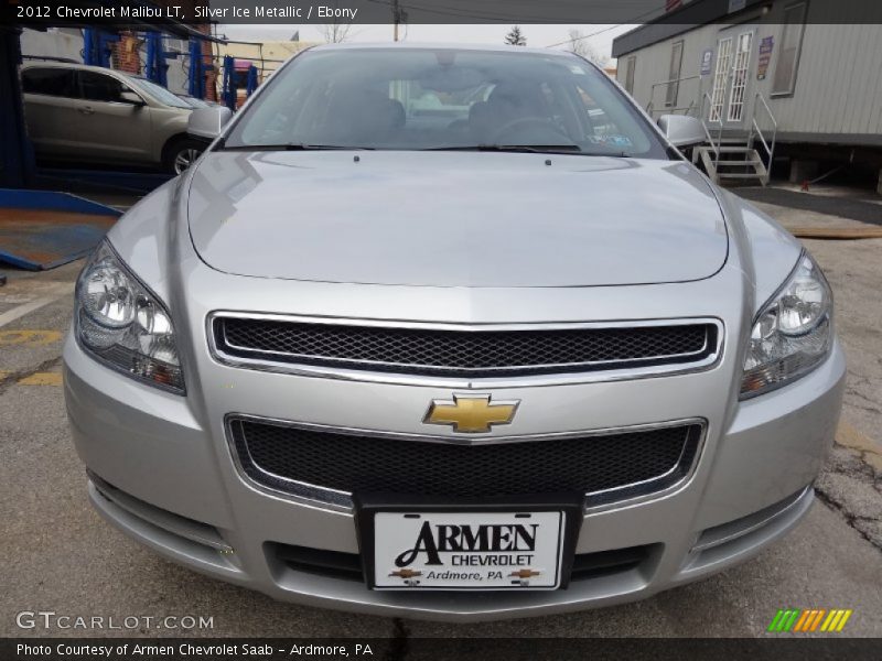 Silver Ice Metallic / Ebony 2012 Chevrolet Malibu LT