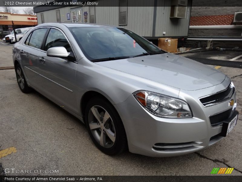 Silver Ice Metallic / Ebony 2012 Chevrolet Malibu LT