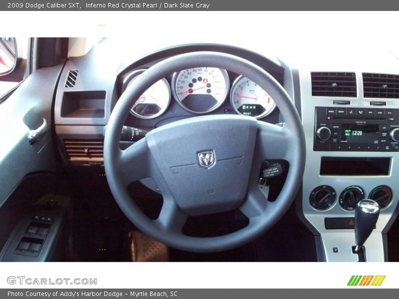 Inferno Red Crystal Pearl / Dark Slate Gray 2009 Dodge Caliber SXT