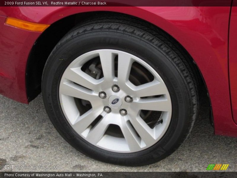 Redfire Metallic / Charcoal Black 2009 Ford Fusion SEL V6