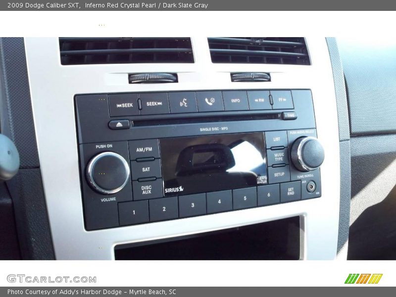 Inferno Red Crystal Pearl / Dark Slate Gray 2009 Dodge Caliber SXT