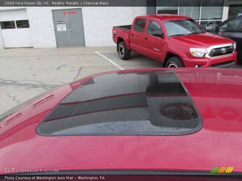 Redfire Metallic / Charcoal Black 2009 Ford Fusion SEL V6