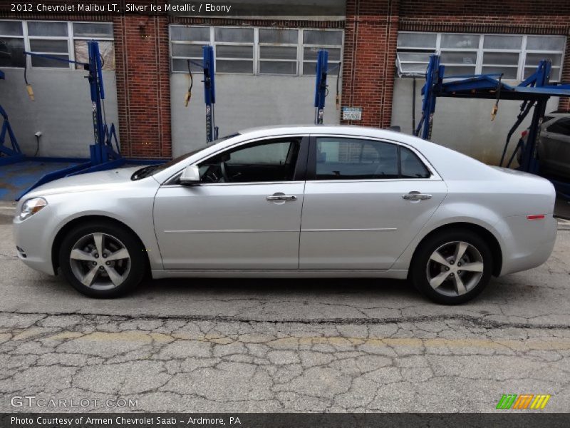 Silver Ice Metallic / Ebony 2012 Chevrolet Malibu LT