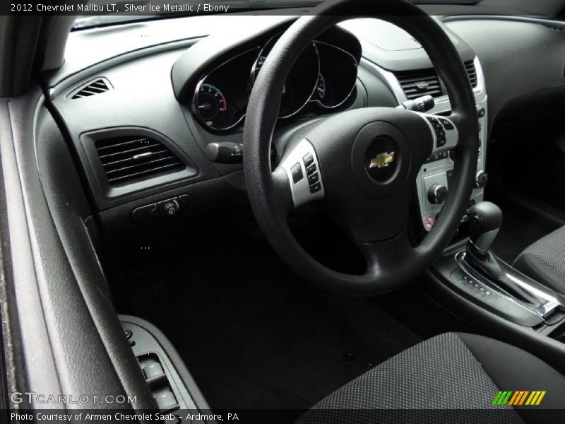 Silver Ice Metallic / Ebony 2012 Chevrolet Malibu LT