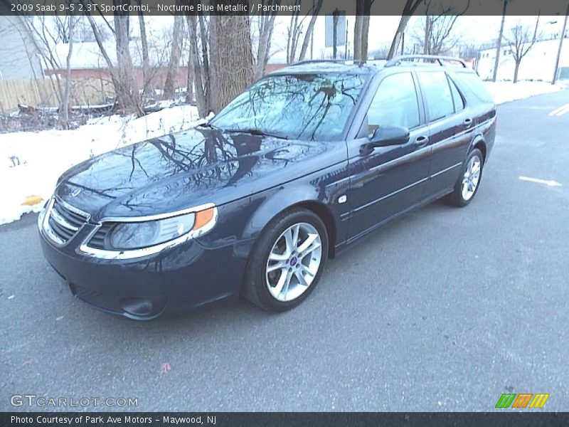 Nocturne Blue Metallic / Parchment 2009 Saab 9-5 2.3T SportCombi