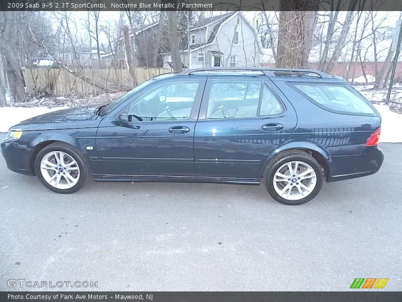 Nocturne Blue Metallic / Parchment 2009 Saab 9-5 2.3T SportCombi