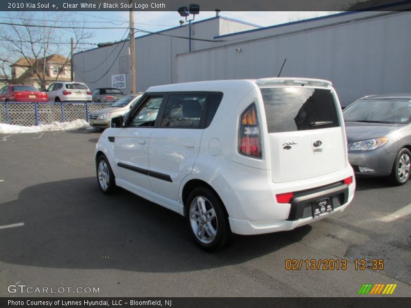 Clear White / Black Soul Logo Cloth 2010 Kia Soul +