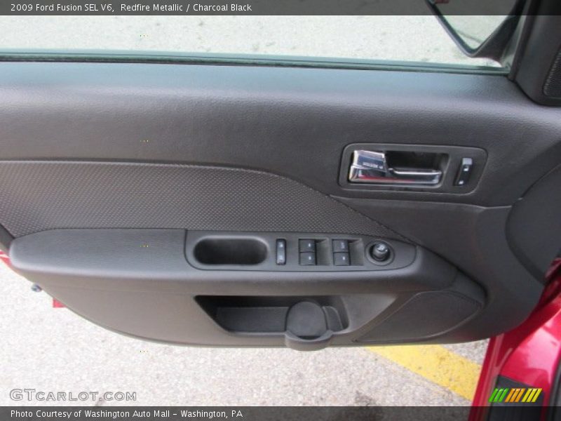 Redfire Metallic / Charcoal Black 2009 Ford Fusion SEL V6