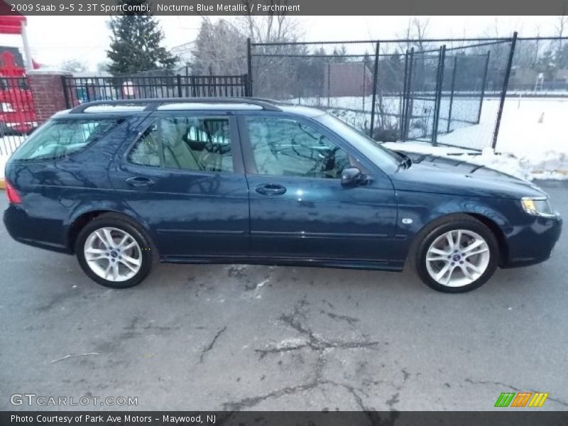 Nocturne Blue Metallic / Parchment 2009 Saab 9-5 2.3T SportCombi
